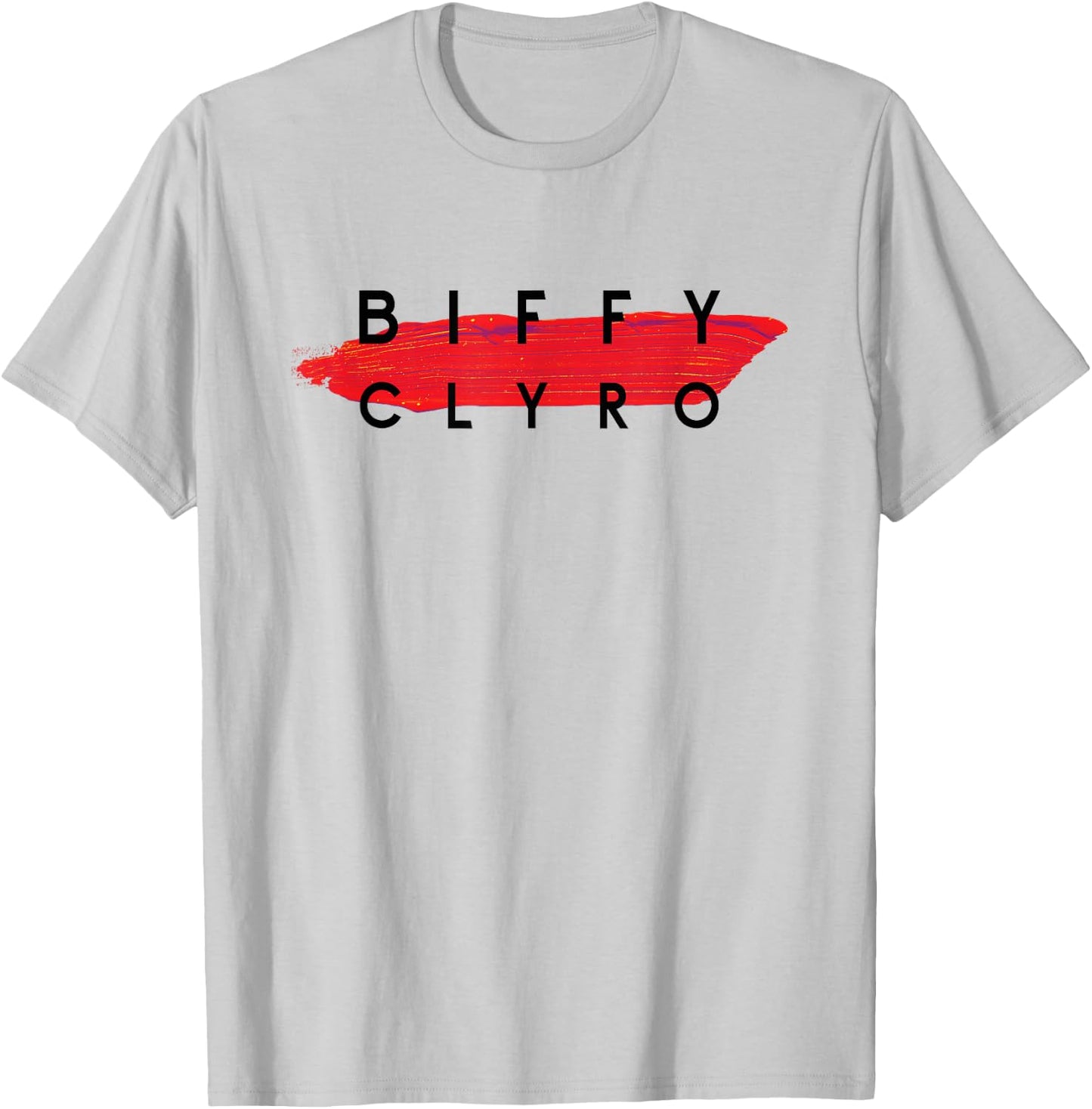 Biffy Clyro Brush Logo T-Shirt - T-Shirt | Ash