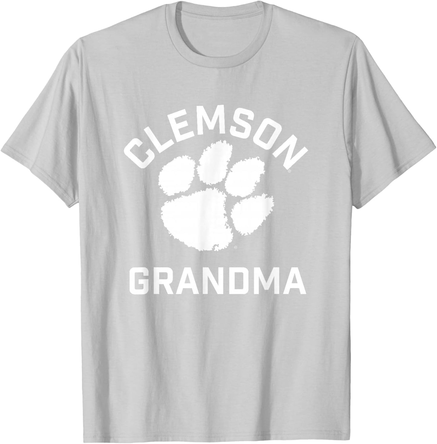Clemson University Tigers Arched Grandma T-Shirt - T-Shirt | Ash
