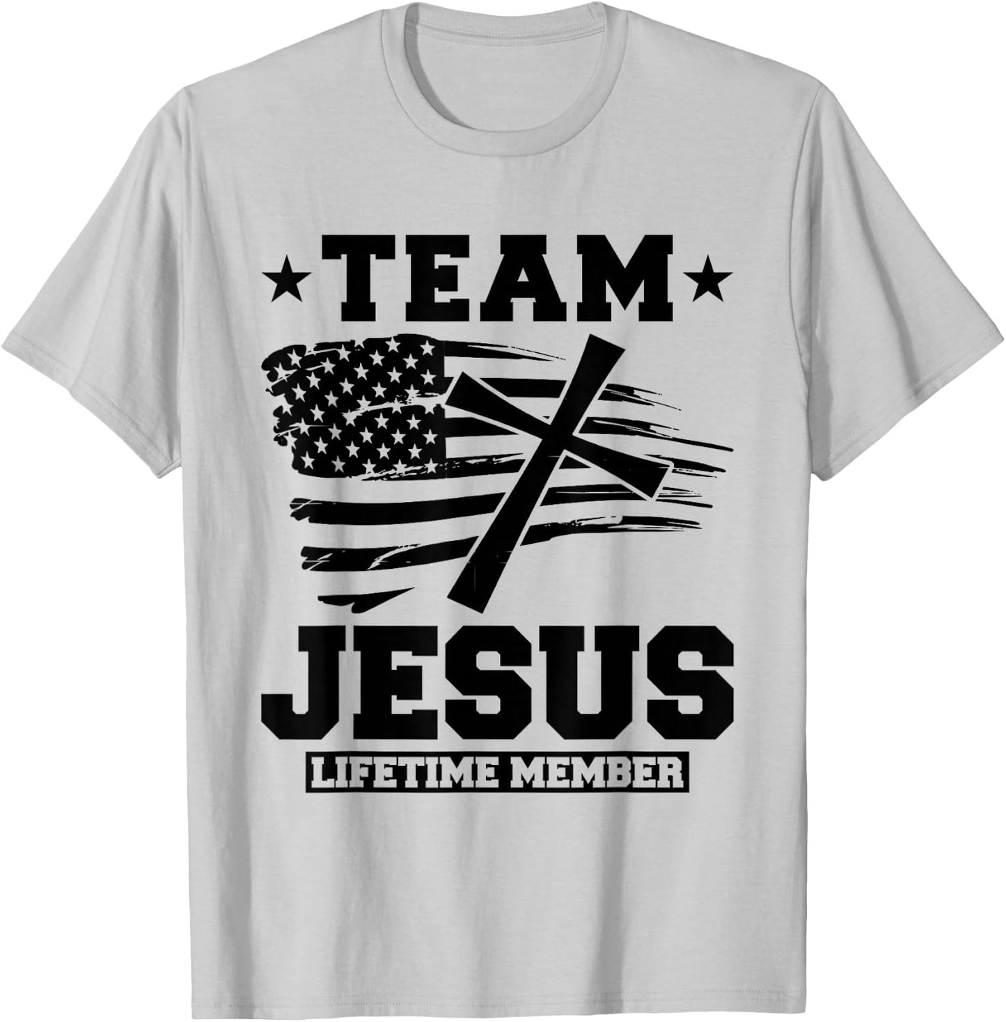 Christian - Team Jesus 03 Faith Hope Love T-Shirt - T-Shirt | Ash