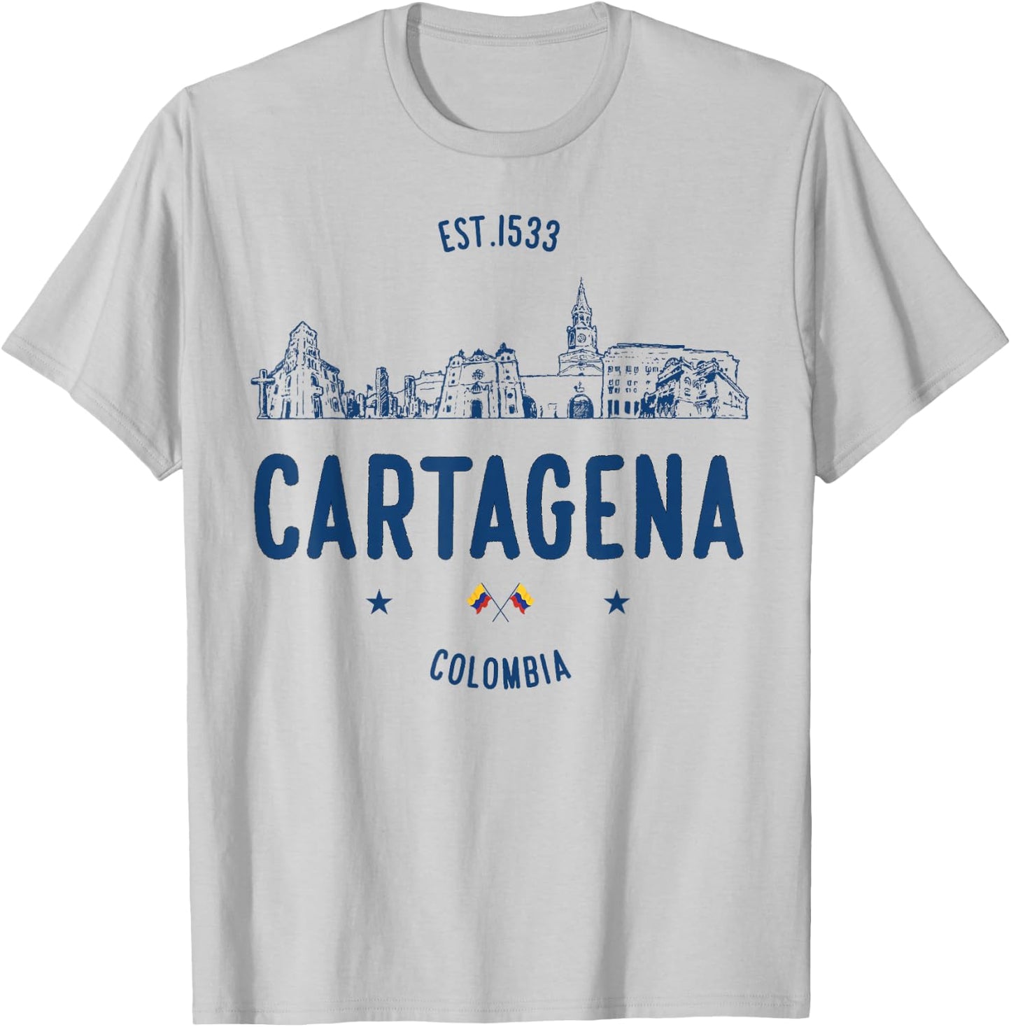 Cartagena Colombia Travel T-Shirt - T-Shirt | Ash