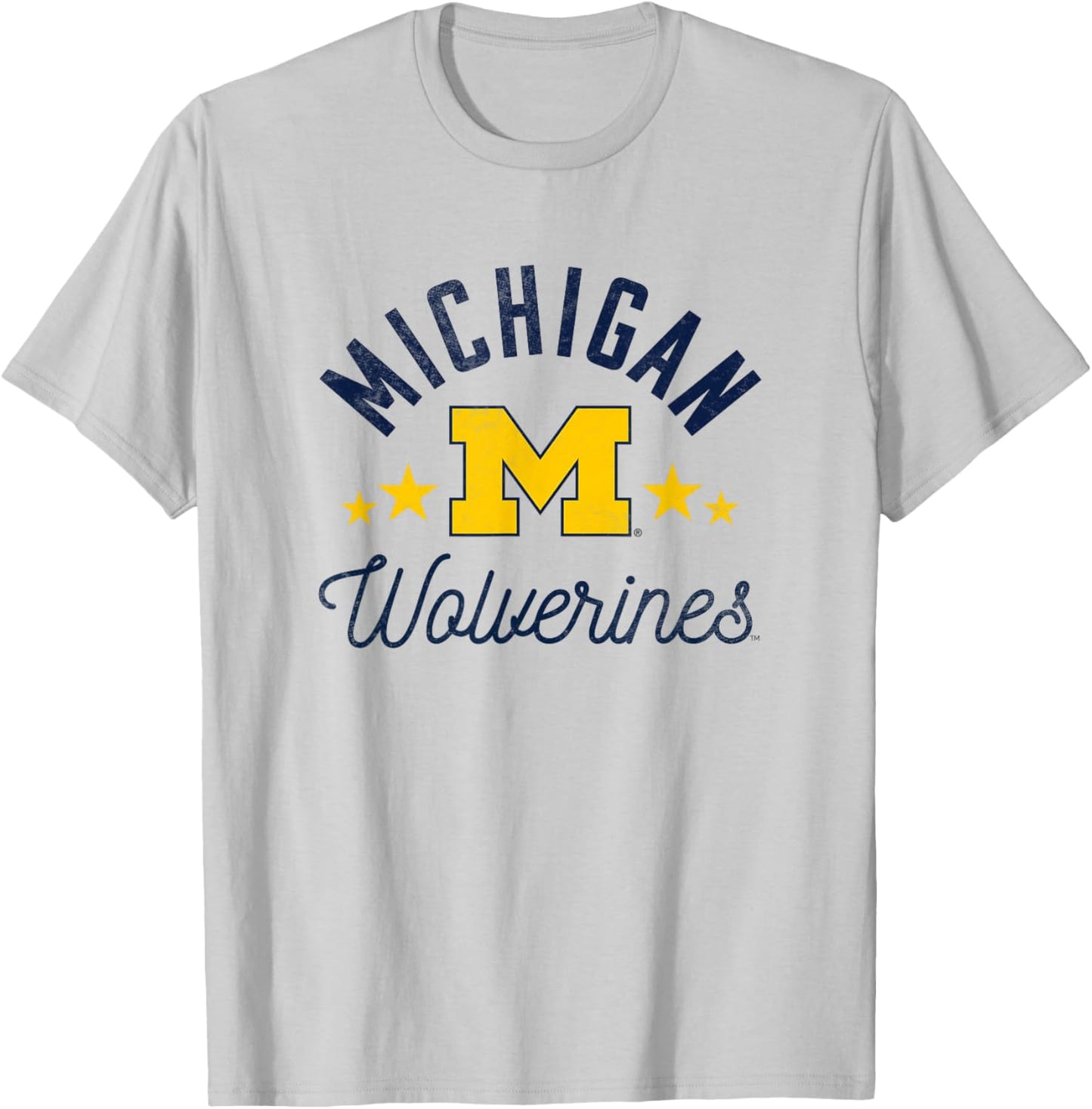 University of Michigan Wolverines U of M Wolverines T-Shirt - T-Shirt | Ash
