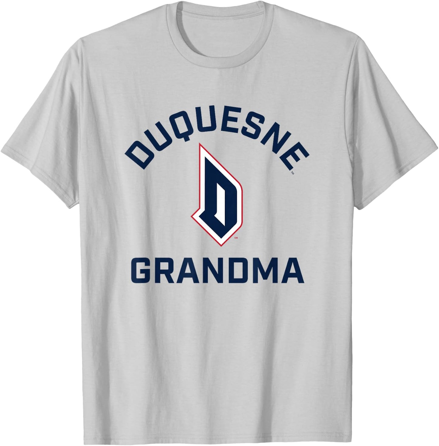 Duquesne University Dukes Arched Grandma T-Shirt - T-Shirt | Ash