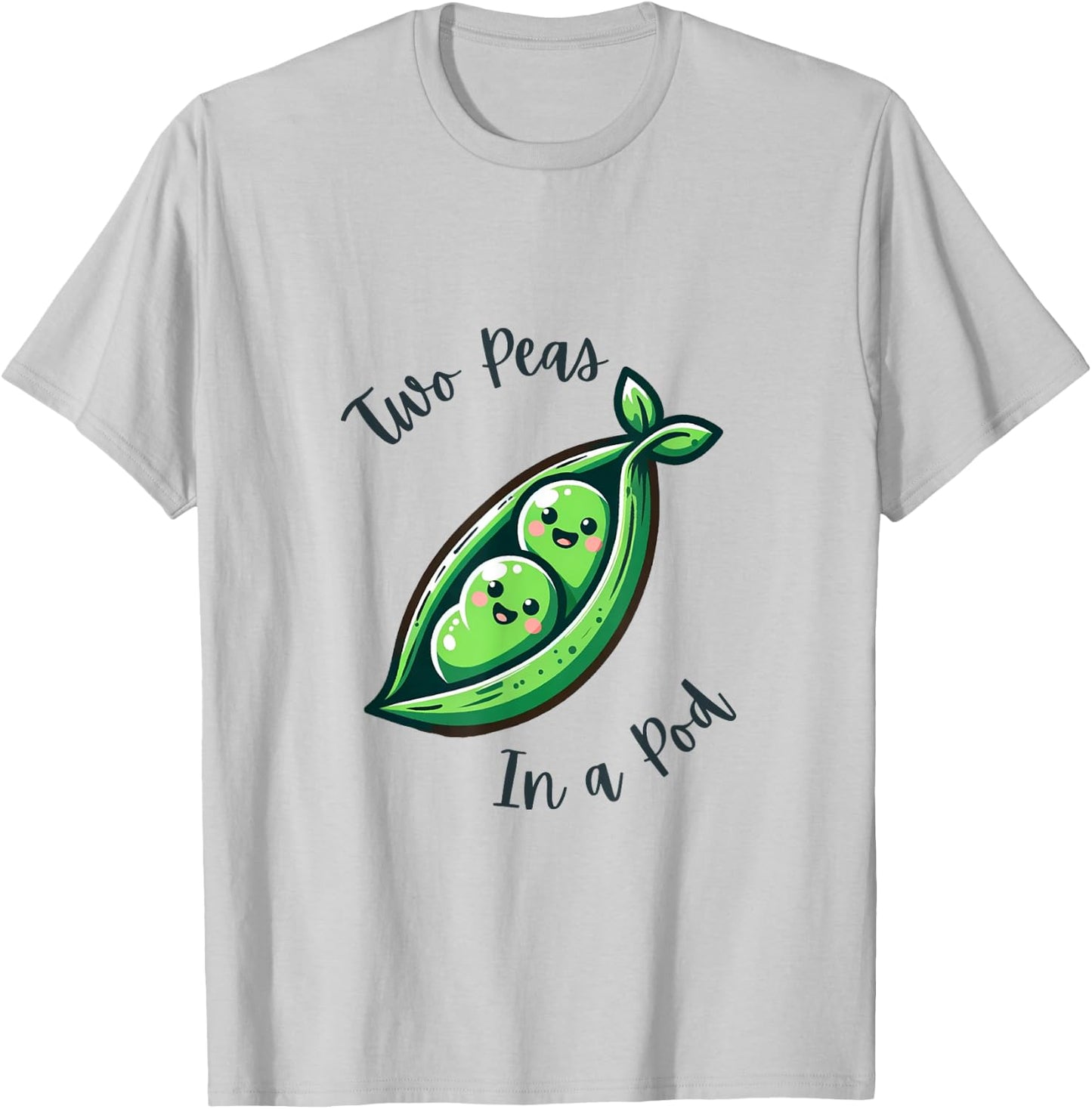 Two Peas In A Pod Valentine's Day Pregnancy Announce Mommy a T-Shirt - T-Shirt | Ash