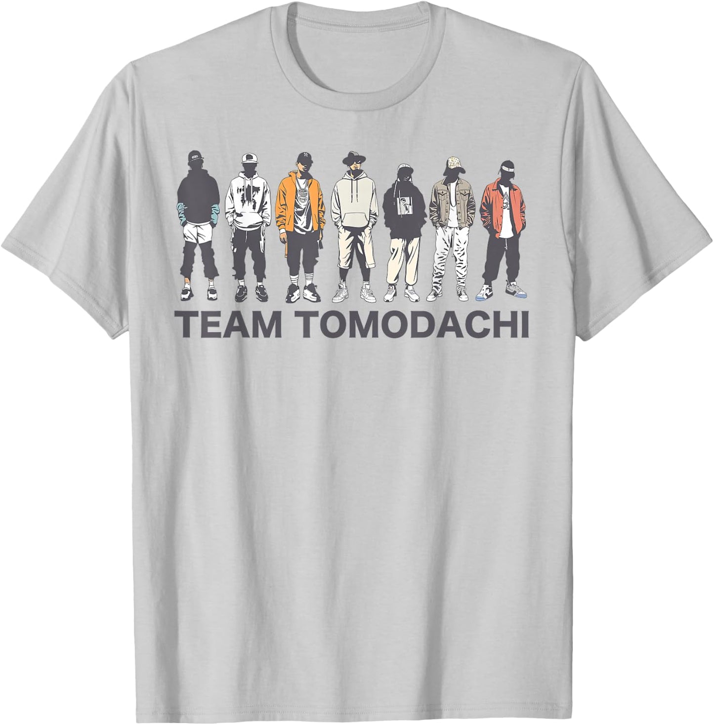 TMTDCHI - Team Tomodachi Collection - Modern Urban Style T-Shirt - T-Shirt | Ash