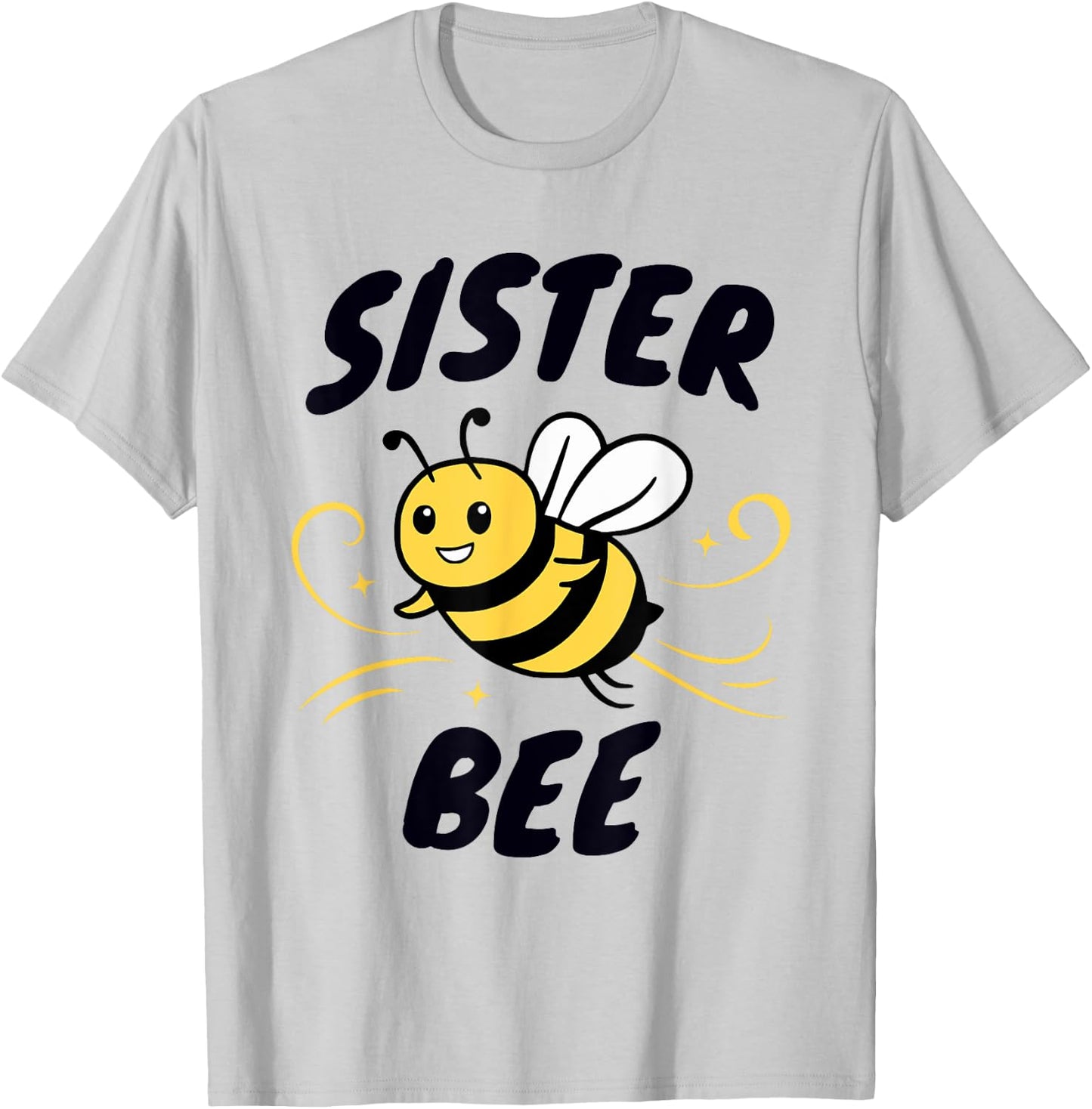 Family Bee Shirts Sister Bee Themed Birthday Party T-Shirt - T-Shirt | Ash
