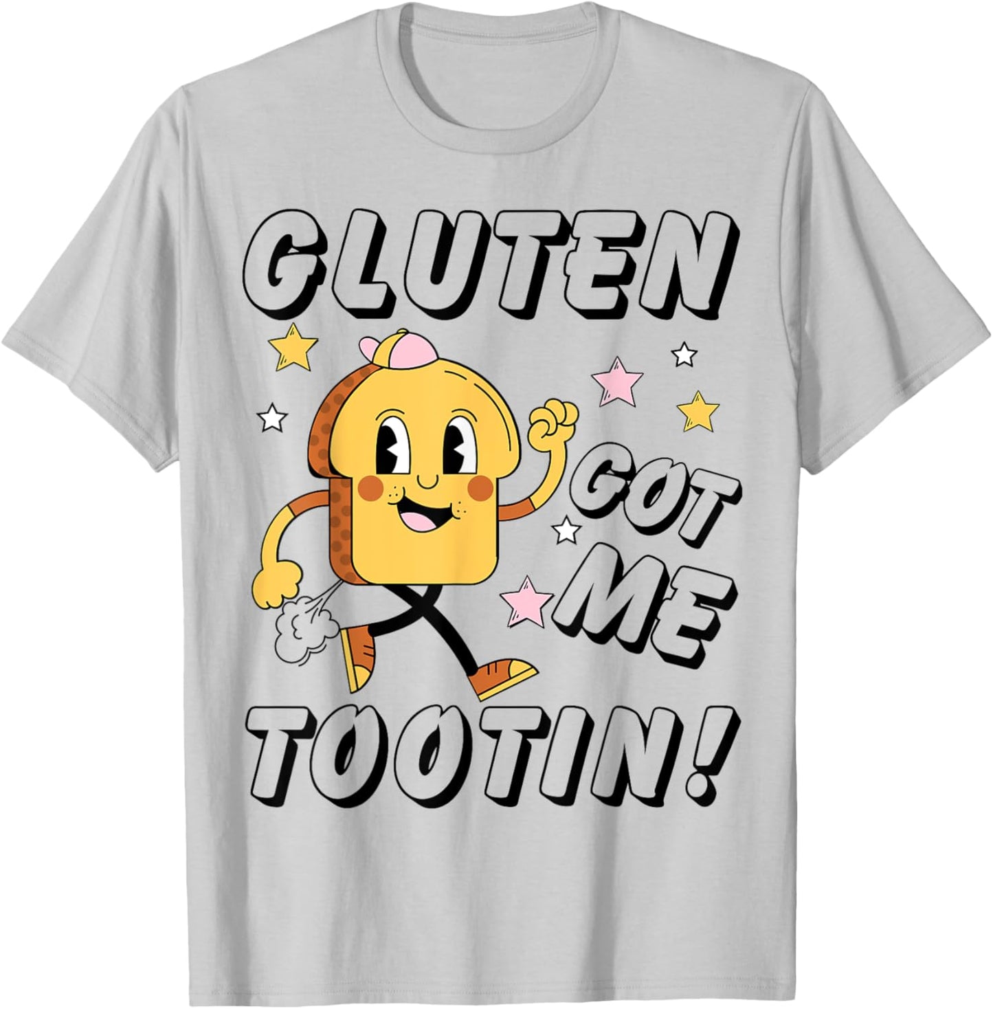 Gluten Got Me Tootin - Gluten Allergy Celiac Disease T-Shirt - T-Shirt | Ash