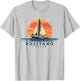 Positano Italy Sailing Souvenir Sailboat Sailor T-Shirt - T-Shirt | Ash