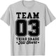 Team 3rd Grade All-Stars Back To School Sports Jersey T-Shirt - T-Shirt | Ash