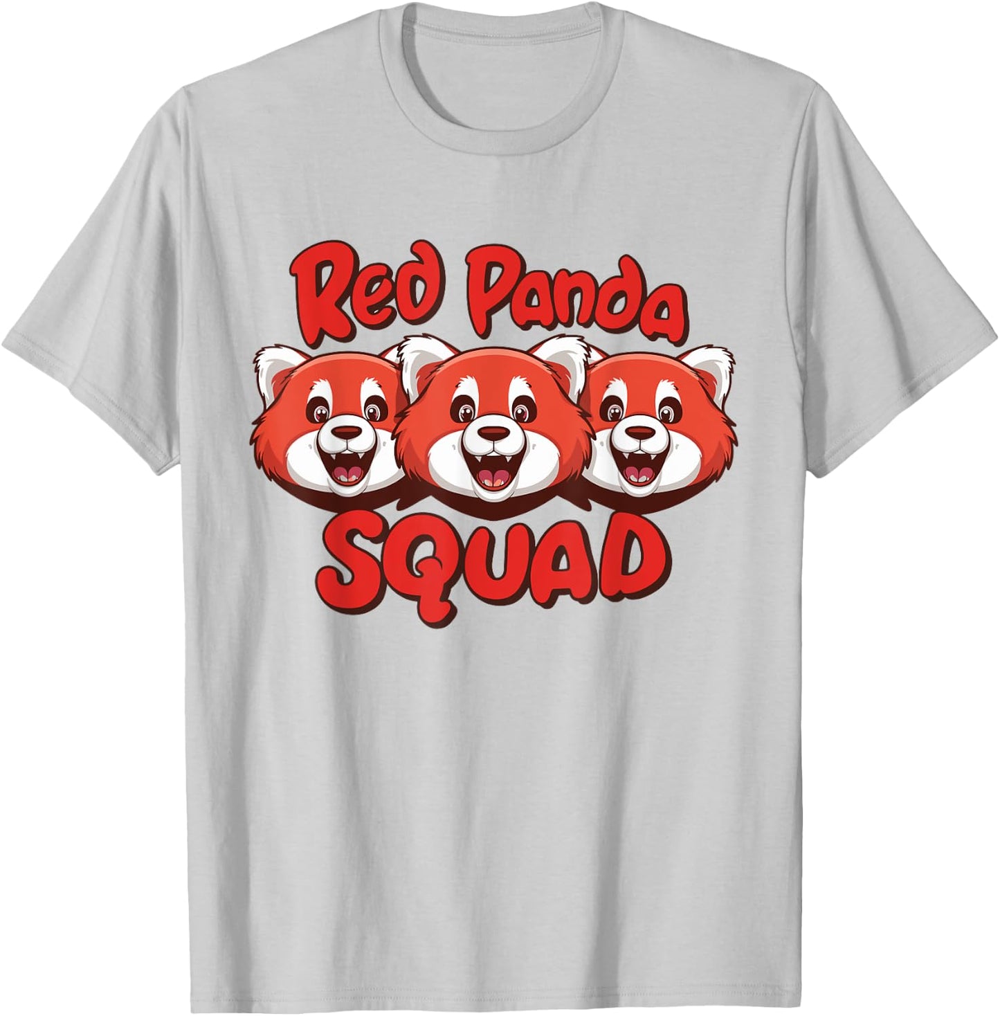 Red Panda Squad Red Panda Lover Shirt Cool Red Panda T-Shirt - T-Shirt | Ash