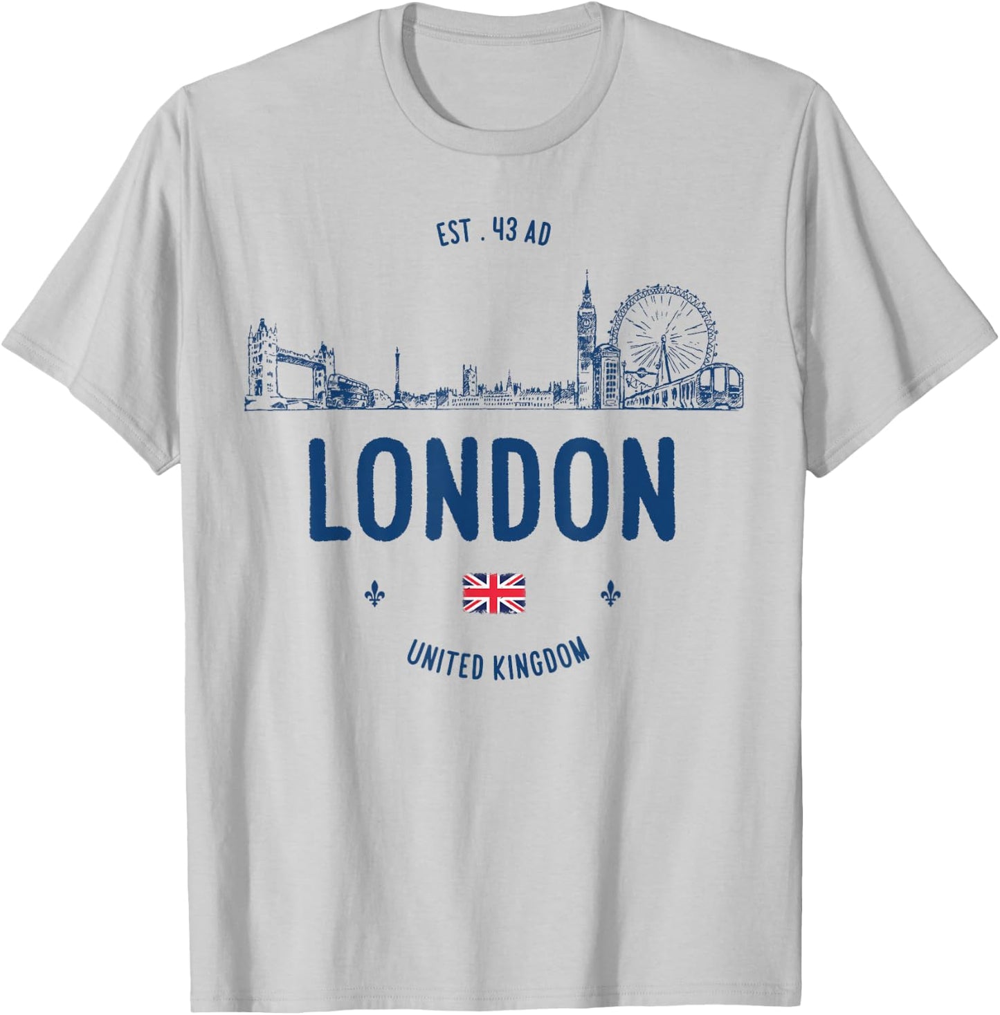London City Travel T-Shirt - T-Shirt | Ash