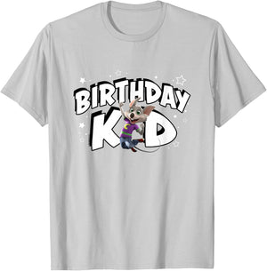 Chuck E. Cheese Birthday Kid Celebration Chuck Logo T-Shirt - T-Shirt | Ash