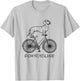 Dachshund on Bicycle Doxycycline Pharmacy Pun Dog Pharmacist Women T-Shirt - T-Shirt | Ash