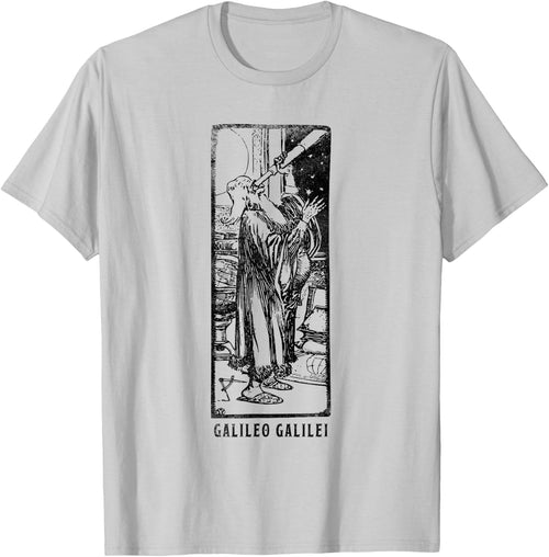 Galileo Galilei Shirt Vintage Cosmos Observer Physics Lover