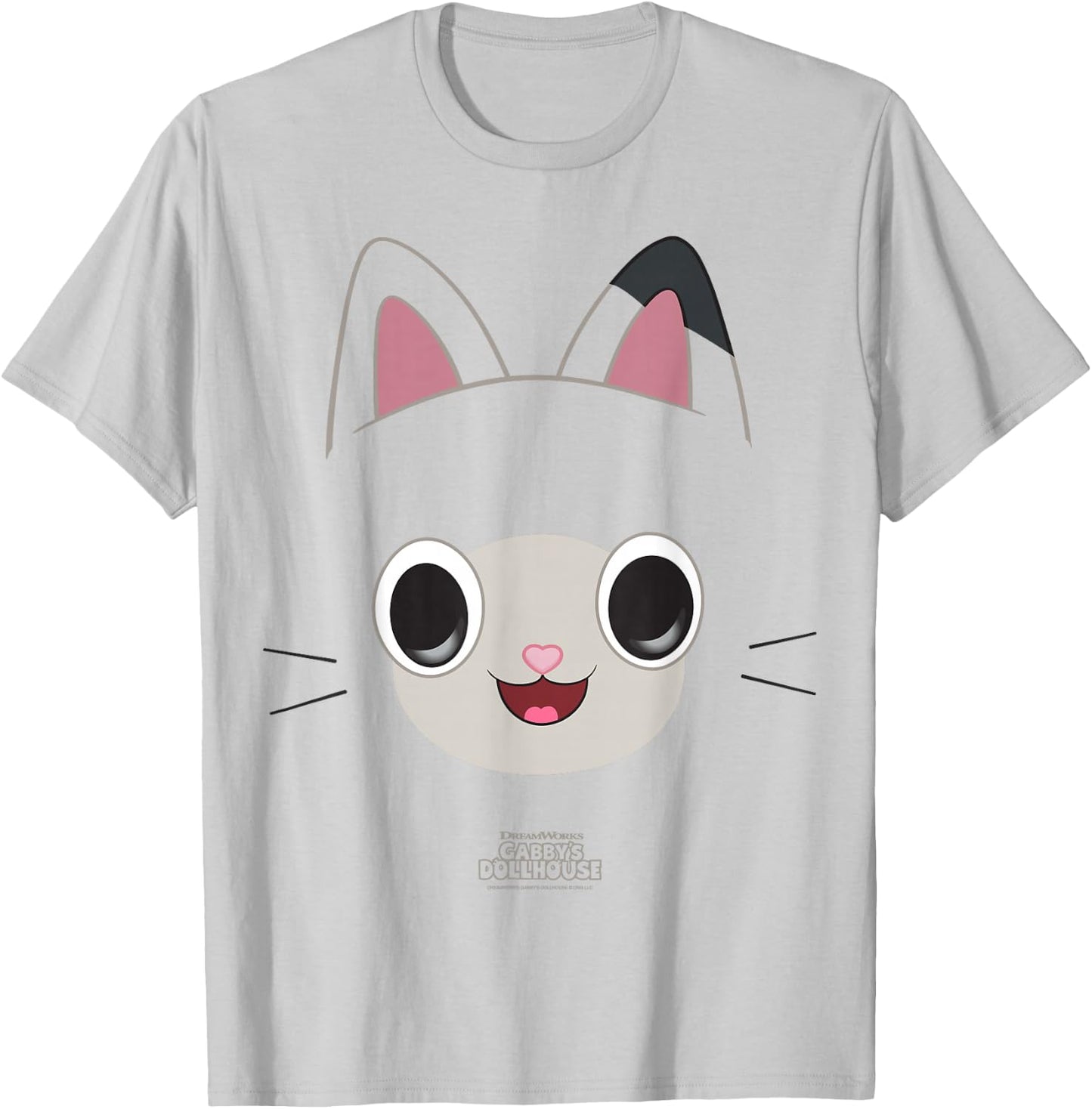 DreamWorks Gabby's Dollhouse Pandy Paws Big Face Halloween T-Shirt - T-Shirt | Ash