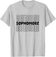 Retro Sophomore T-Shirt - T-Shirt | Ash