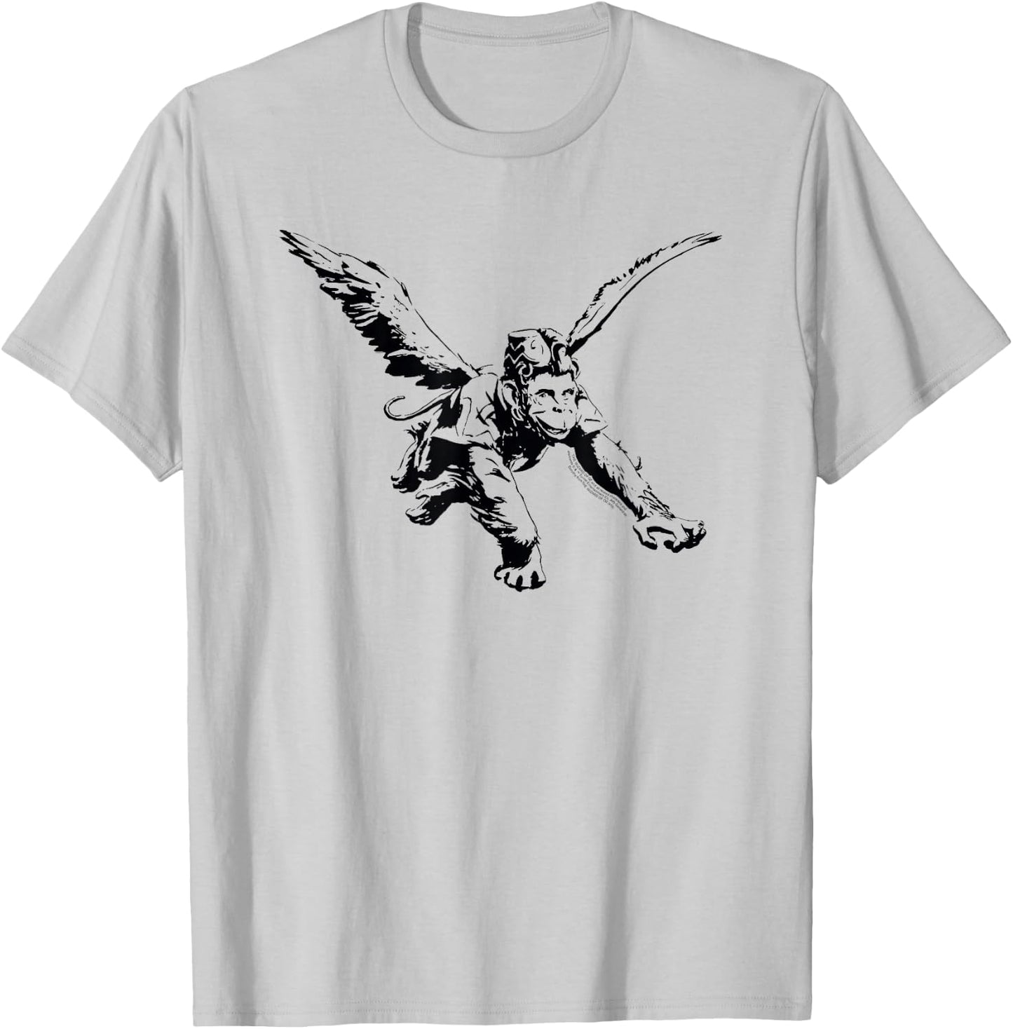 The Wizard of Oz Flying Monkey T-Shirt - T-Shirt | Ash