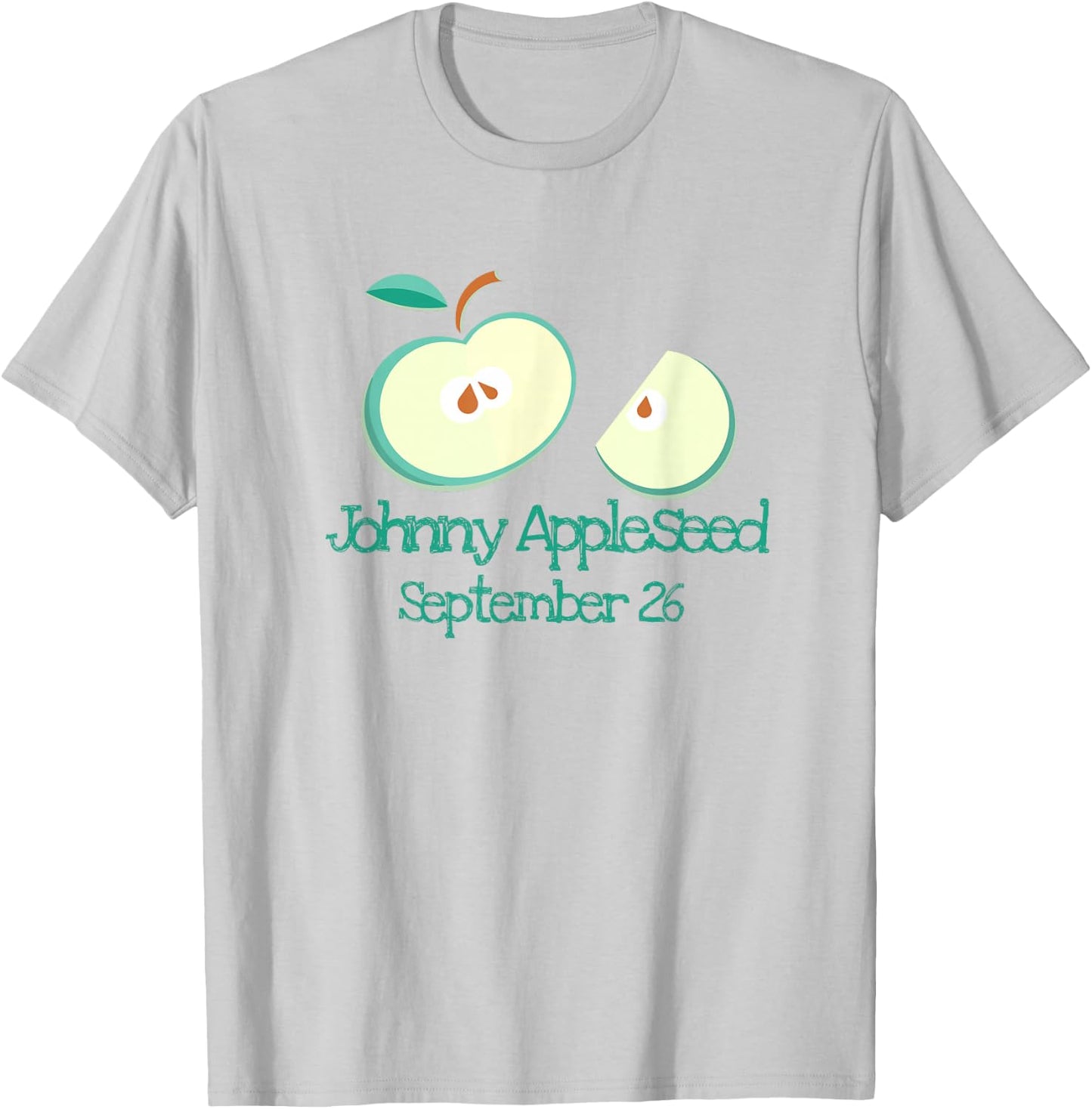 Johnny Appleseed Teacher Elementary Pre School Kids Teachers T-Shirt - T-Shirt | Ash
