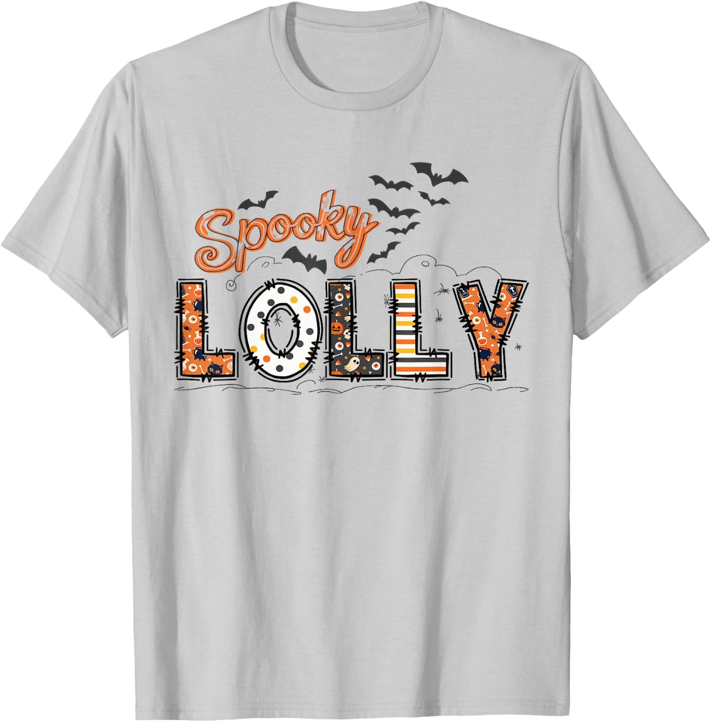 Spooky Lolly Halloween Lolly Life Family Matching T-Shirt - T-Shirt | Ash