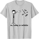 Me Looking for Motivation Funny Stickman Figures T-Shirt - T-Shirt | Ash