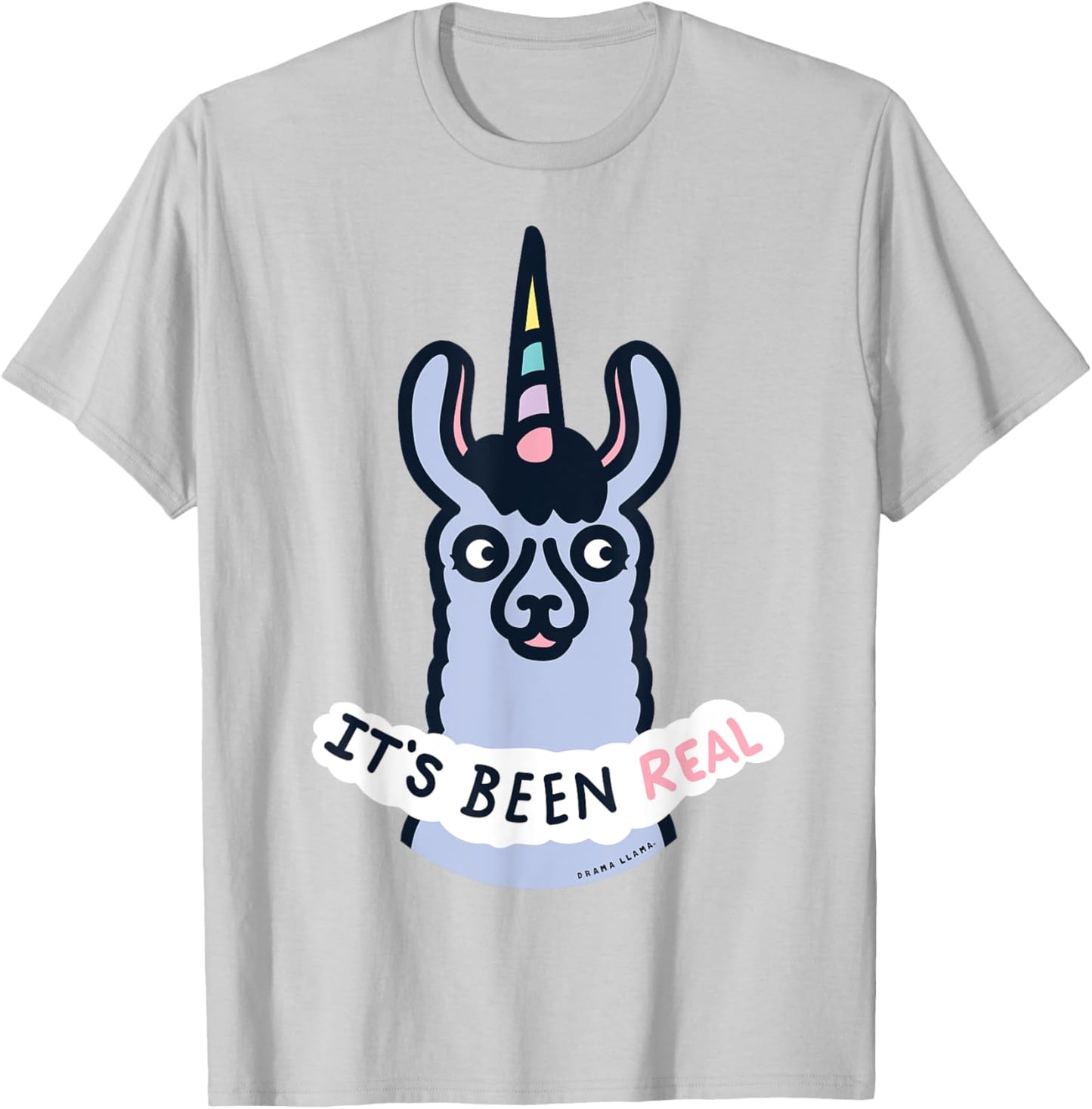 It's Been Real Llamacorn Unicorn Last Day of Work Shirt T-Shirt - T-Shirt | Ash