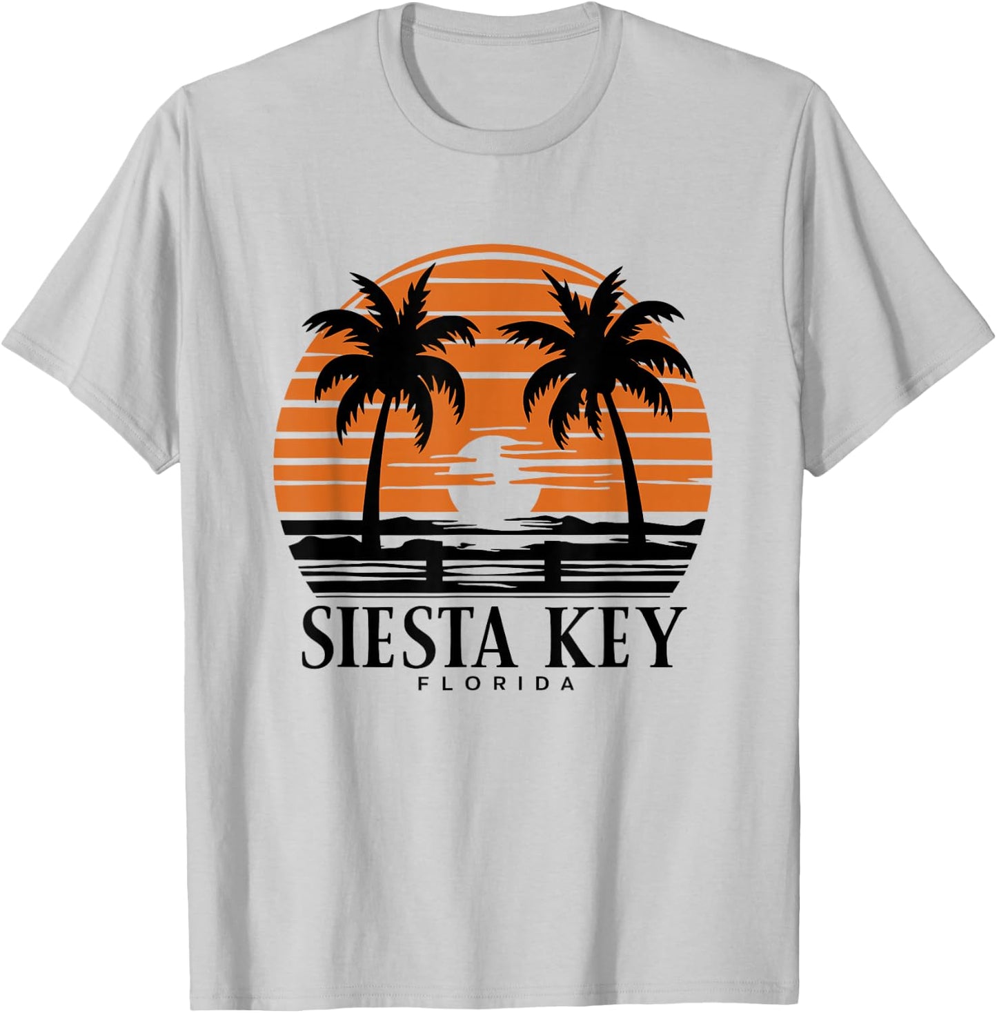 Siesta Key Florida T-Shirt - T-Shirt | Ash