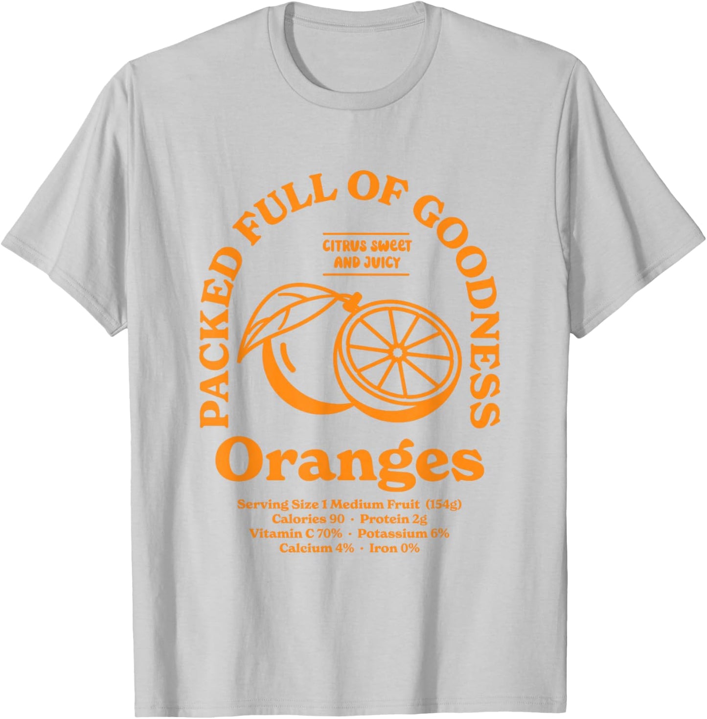 Oranges T-Shirt - T-Shirt | Ash