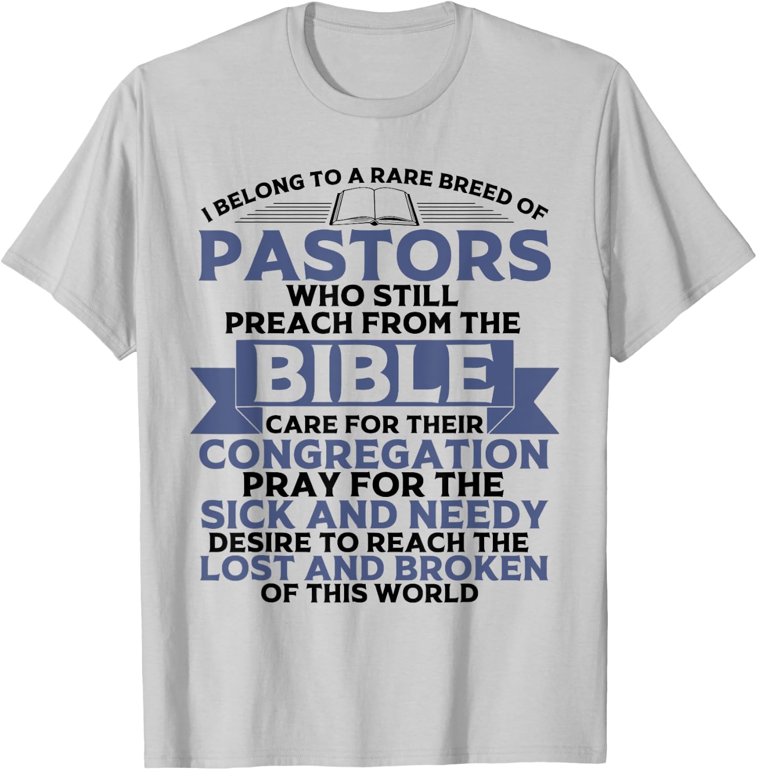 Funny Pastor Appreciation Gift Christian Preacher Men Women T-Shirt - T-Shirt | Ash