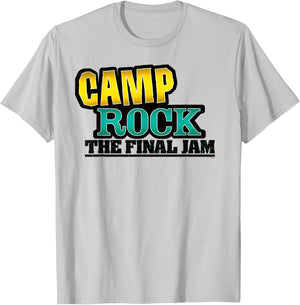 Disney Channel Official Camp Rock 2: The Final Jam Logo T-Shirt - T-Shirt | Ash