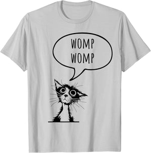 Womp Womp Cat Funny Sarcastic Gen Z Men Women Kids T-Shirt - T-Shirt | Ash