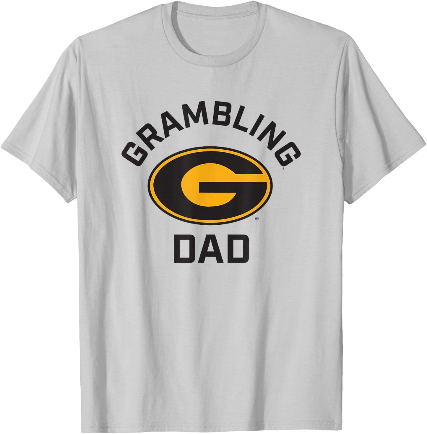 Grambling State University GSU Tigers Arched Dad T-Shirt - T-Shirt | Ash