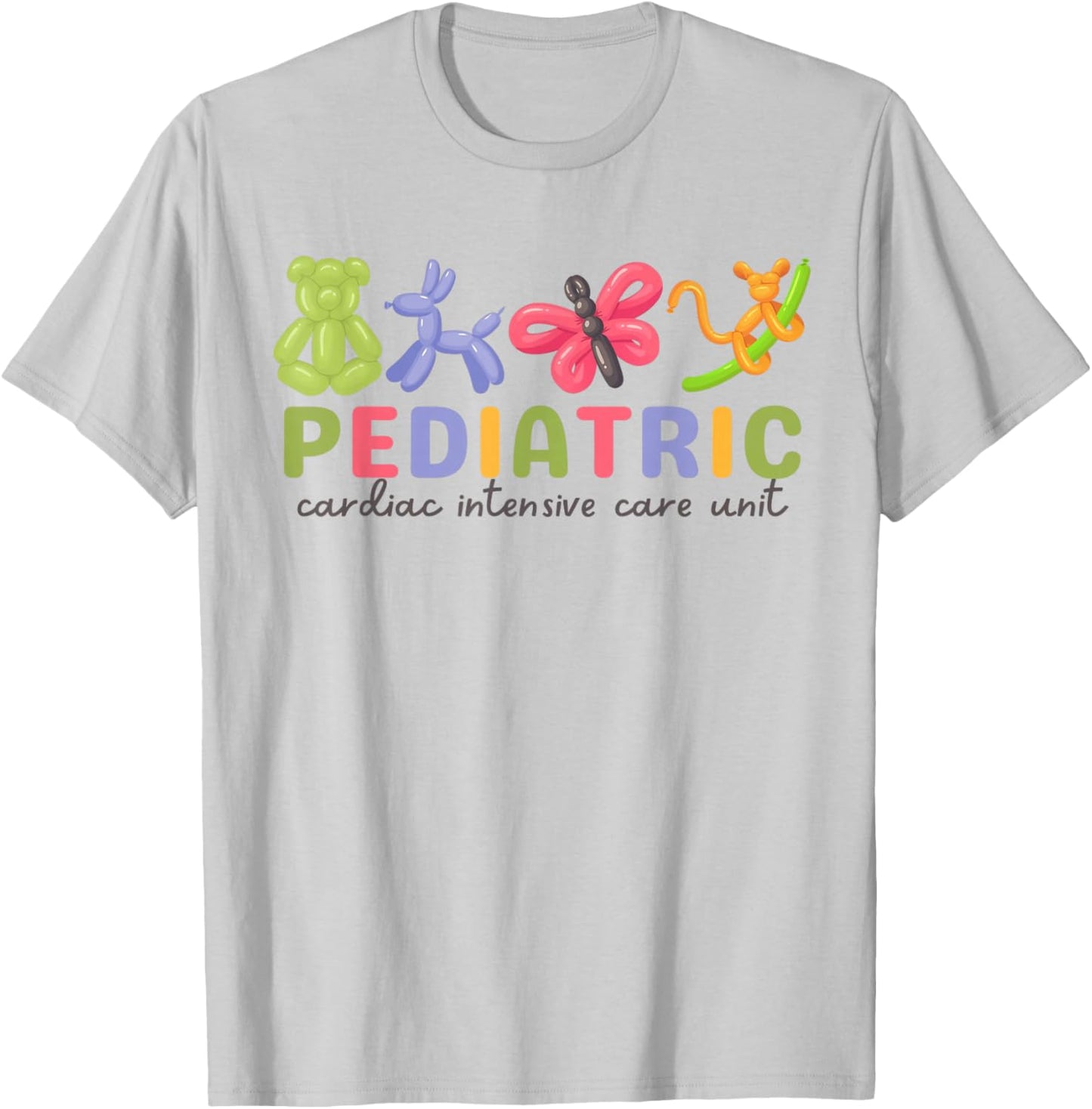 PCICU Nurse Pediatric Cardiac Intensive Care Unit Peds CVICU T-Shirt - T-Shirt | Ash