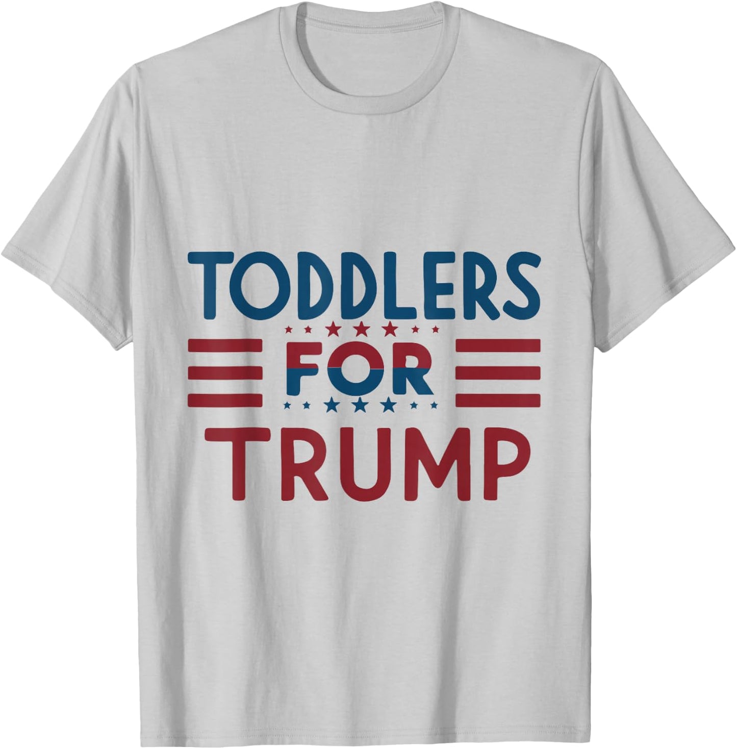 Toddlers for Trump Kids Trump 2024 T-Shirt - T-Shirt | Ash