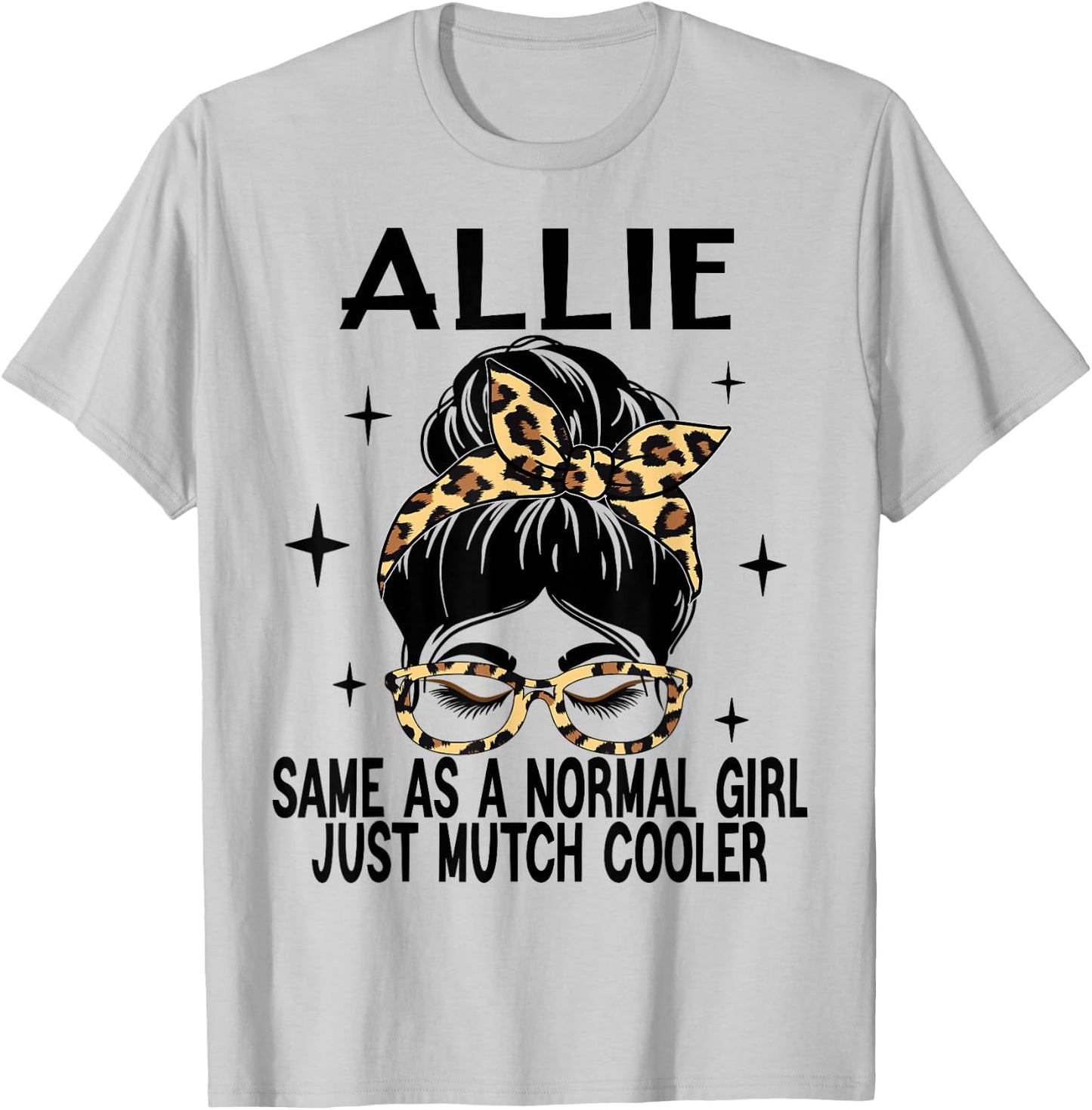 SwiftStyle Apparel ALLIE Costume Cute Definition Personalized Name ALLIE T-Shirt - T-Shirt | Ash