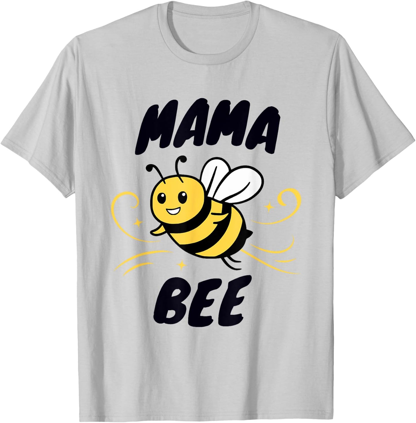 Family Bee Shirts Mom Mama Bee Themed Birthday Party T-Shirt - T-Shirt | Ash
