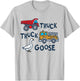 Cute Truck Goose Funny Truck Driver Trucker Silly Goose Farm T-Shirt - T-Shirt | Ash
