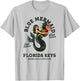 Florida Keys Tiki Bar Mermaid Shirt Pin Up Beach Mermaids T-Shirt - T-Shirt | Ash