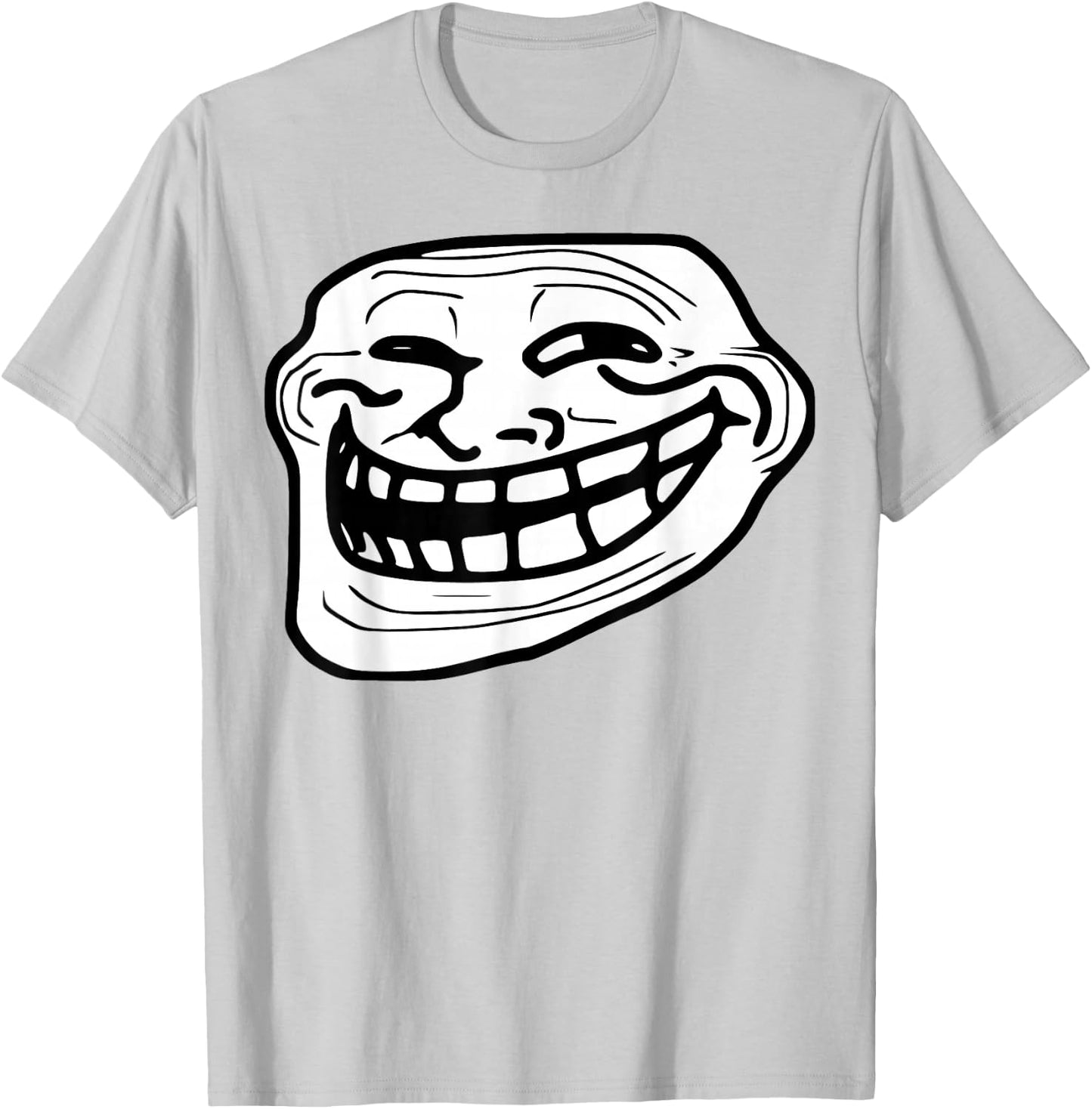 Troll Face Meme Funny Dank Meme Troll Face T-Shirt - T-Shirt | Ash