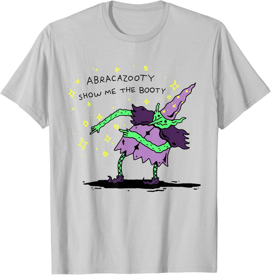 Abracazooty Show Me the Booty Funny Wizard T-Shirt - T-Shirt | Ash