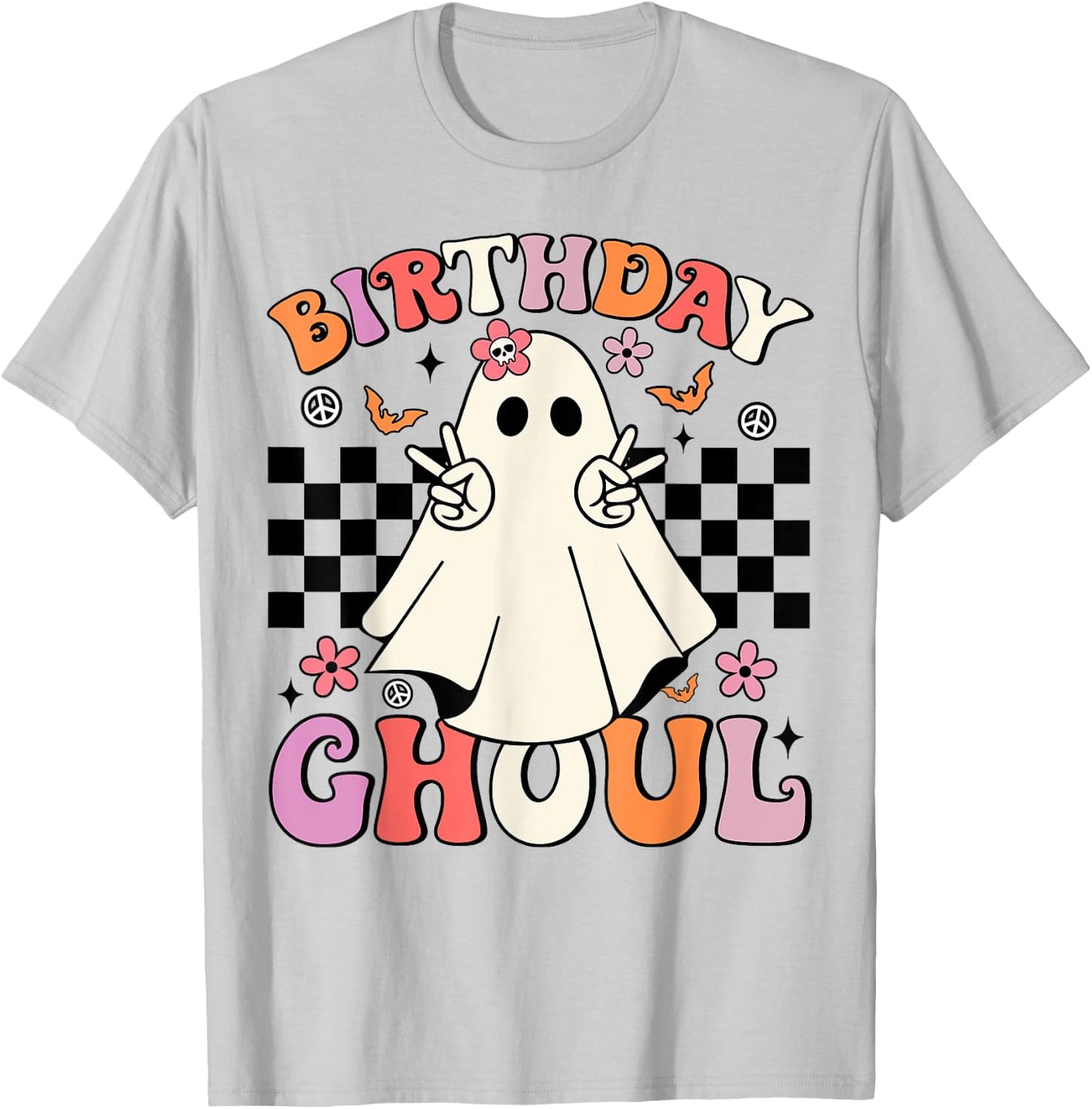 Halloween Birthday Ghoul Party Anniversary Booday Women Girl T-Shirt - T-Shirt | Ash