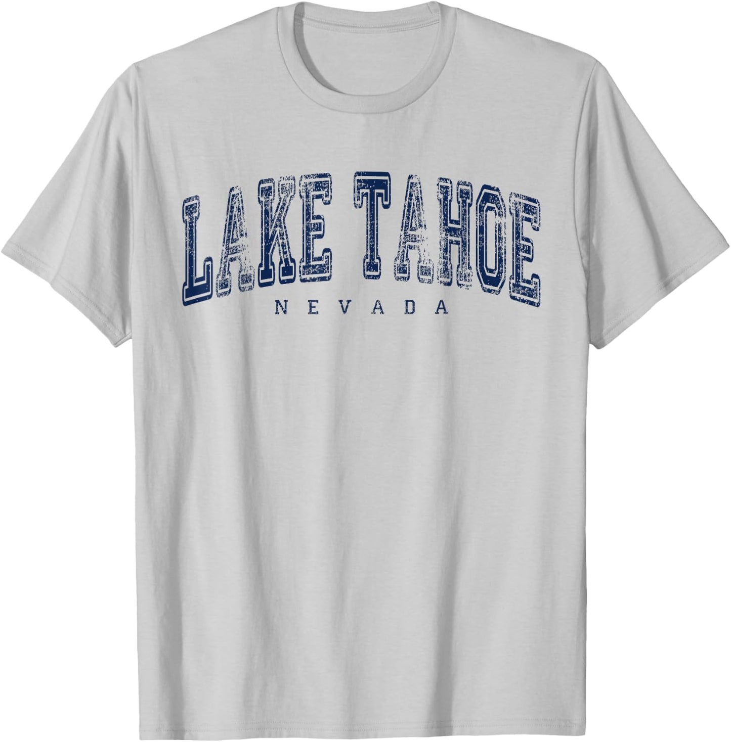 Lake Tahoe Nevada Vintage Retro US City State Travel T-Shirt - T-Shirt | Ash