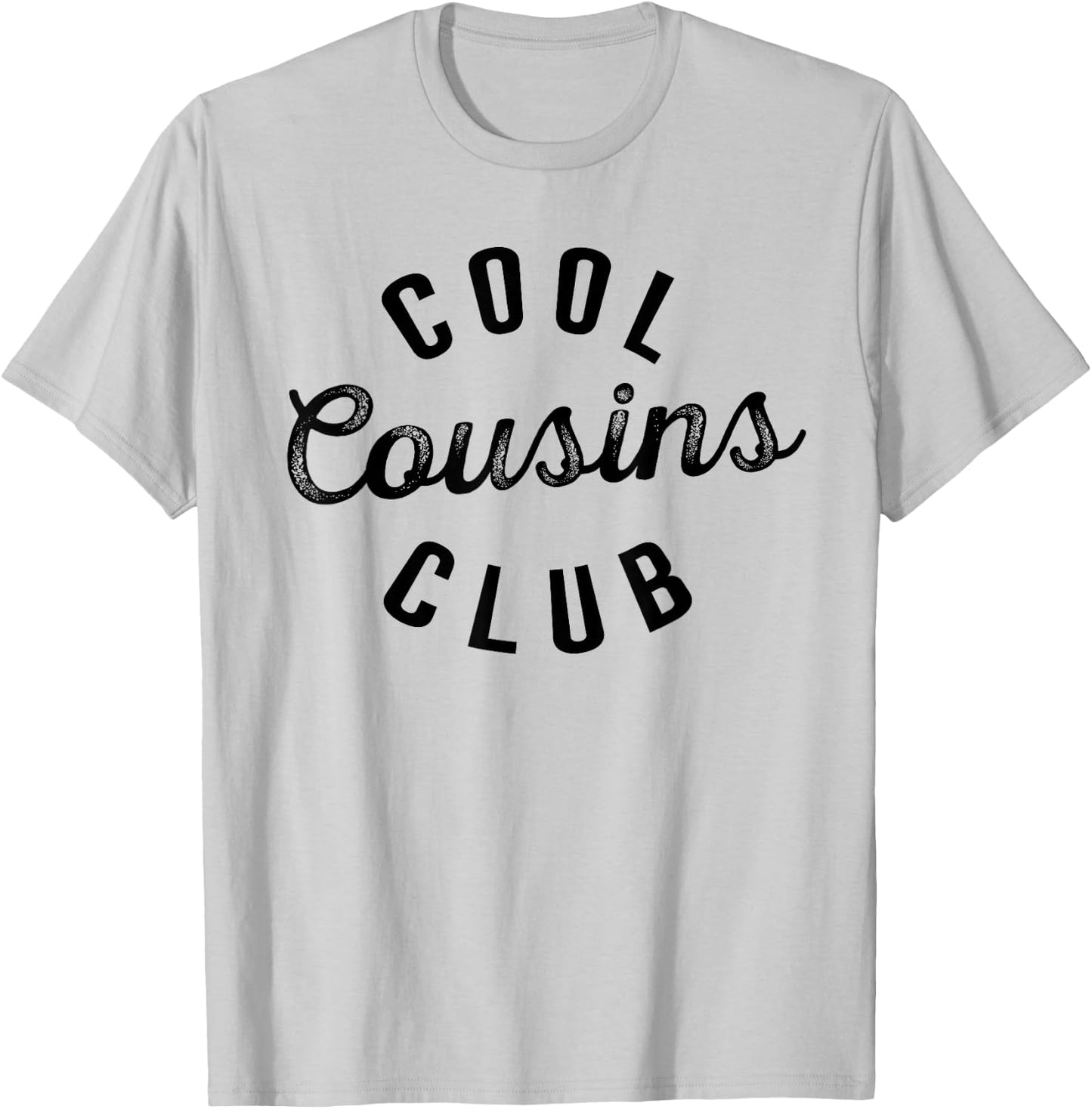 Cool Cousin Club retro Cousin Matching Family Crew sqaud T-Shirt - T-Shirt | Ash