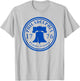 Liberty Bell 1776 Philly Patriotic Philadelphia Pennsylvania T-Shirt - T-Shirt | Ash