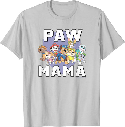 PAW Patrol Mother's Day Paw Mama T-Shirt - T-Shirt | Ash