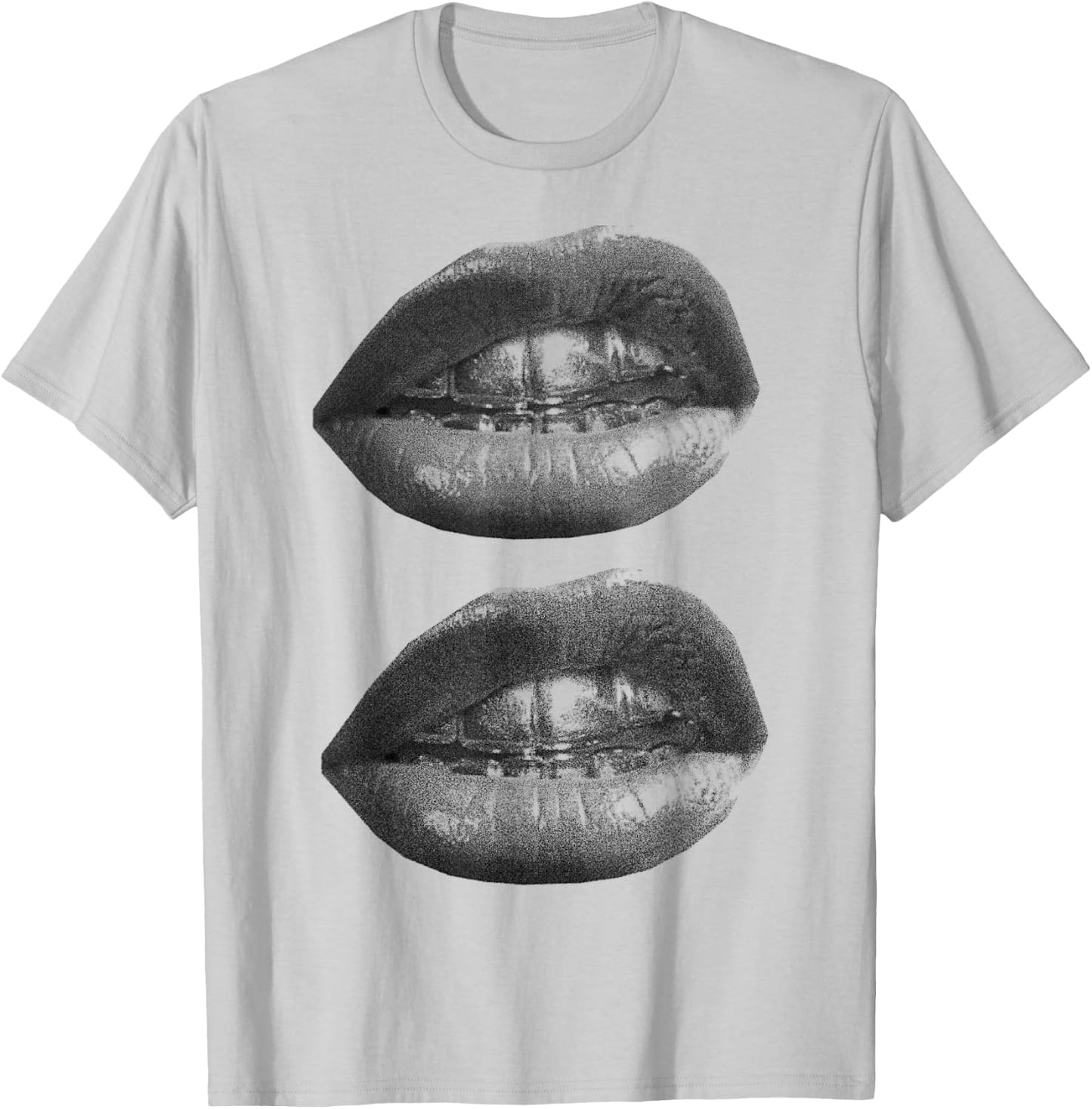 Char’s with y2k lip print T-Shirt - T-Shirt | Ash