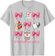 Cute Coquette Bows Assistant Principal Life Back To School T-Shirt - T-Shirt | Ash