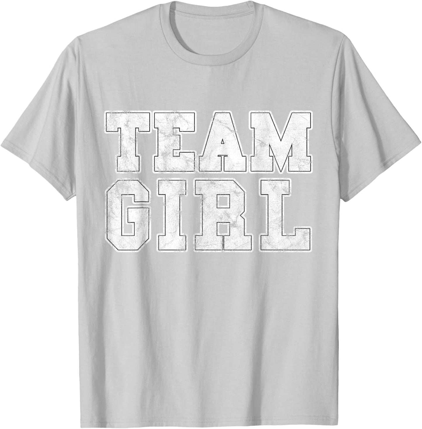 Team Girl Pink Gender Reveal Baby Shower T-Shirt - T-Shirt | Ash