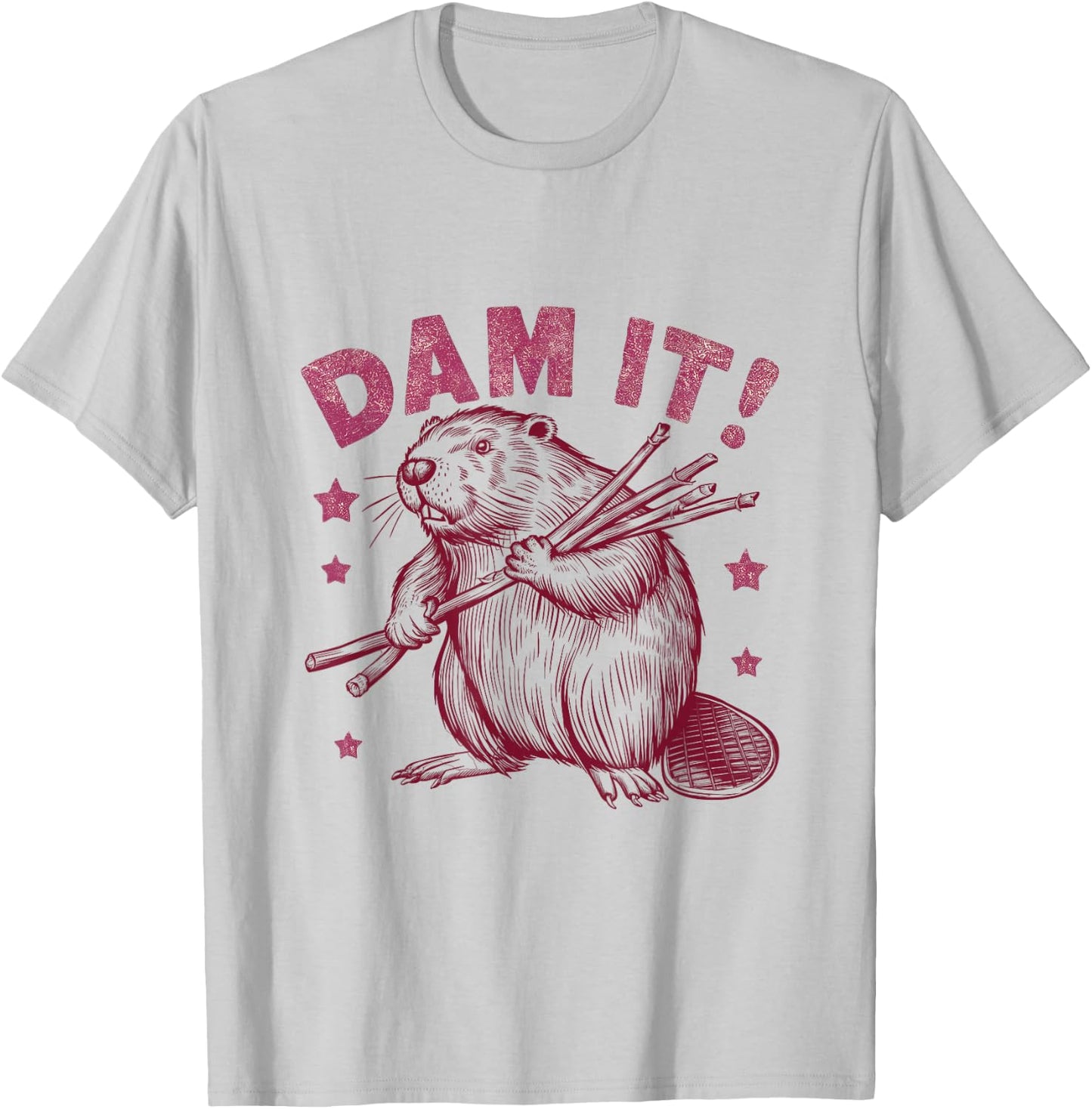 Sarcastic Beaver T-Shirt - T-Shirt | Ash