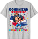 Dominican Republic Girl Hispanic Heritage Celebration Kids T-Shirt - T-Shirt | Ash