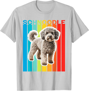 Colorful Schnoodle T-Shirt - T-Shirt | Ash