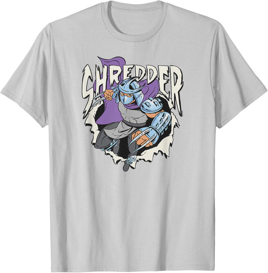 Teenage Mutant Ninja Turtles - Shredder Foot Clan T-Shirt - T-Shirt | Ash